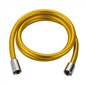 Tuyau de douche en PVC doré