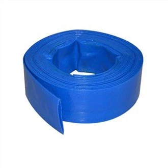 Tuyau de décharge plat en PVC à 6 couches